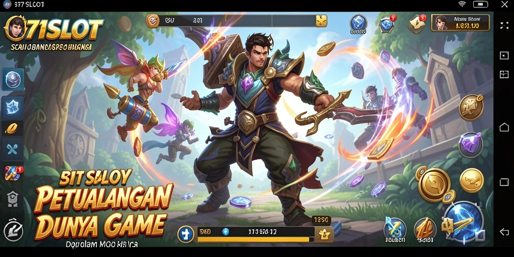 Screenshot gameplay <strong>171SLOT</strong> yang menunjukkan aksi petualangan seru.