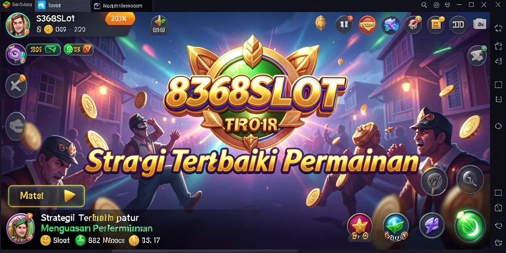 Tampilan permainan menarik di 8368SLOT dengan aksi strategi yang seru.