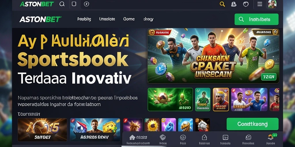 Tampilan gameplay menarik dari aplikasi ASTONBET untuk taruhan olahraga.