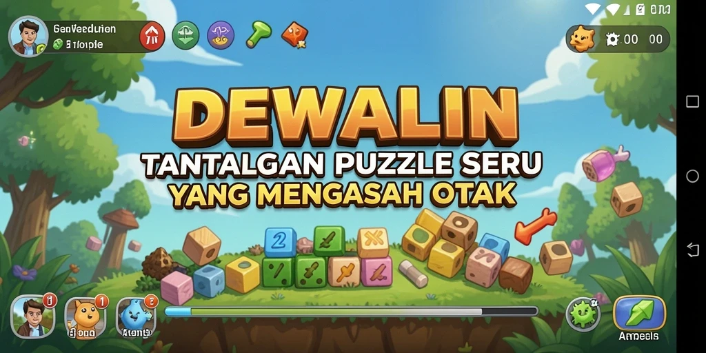 Tampilan gameplay seru dari DEWALIN yang menantang dan menarik.