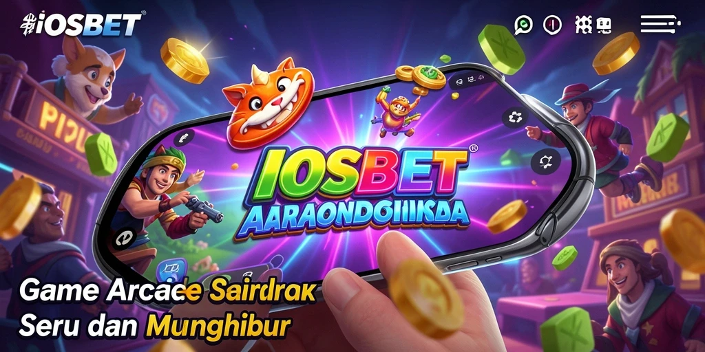 Tangkapan layar utama <strong>IOSBET</strong> menampilkan gameplay Arcade yang seru.