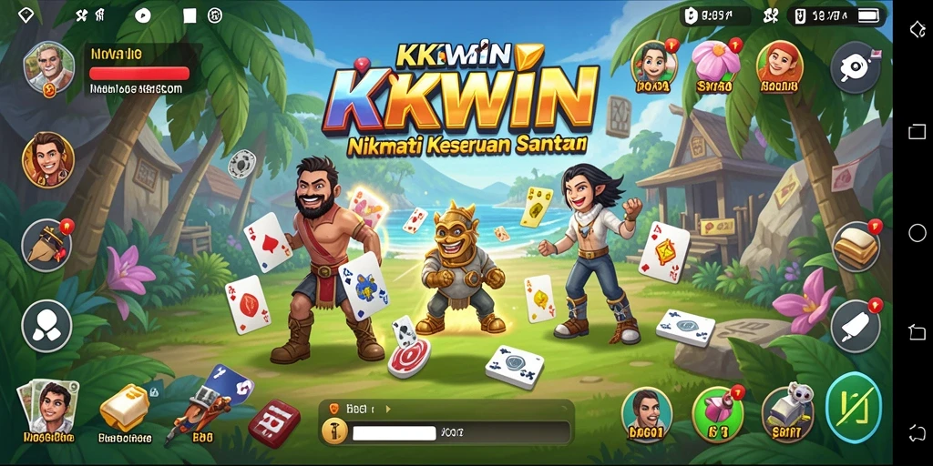 Tampilan permainan KKWIN yang menarik dan colorful.