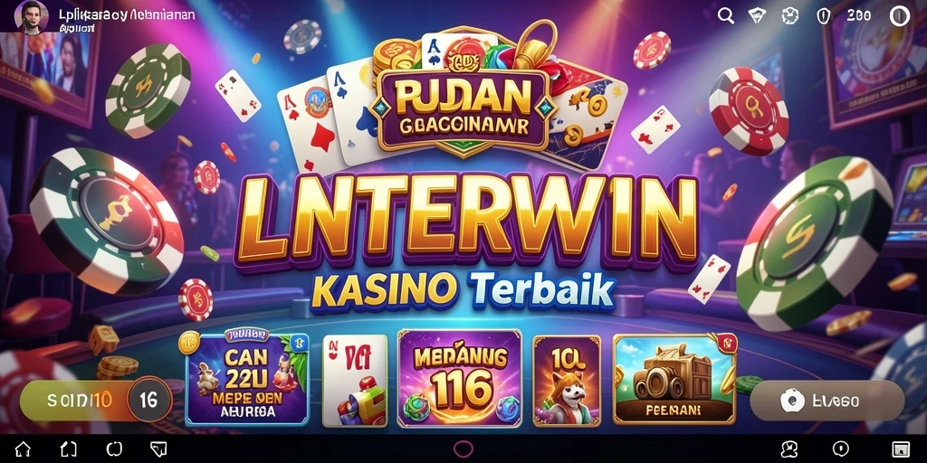 Tampilan gameplay LNTERWIN yang memukau dan mendebarkan.