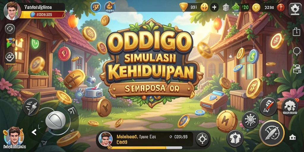 Screenshot gameplay ODDIGO menampilkan aktivitas simulasi yang menarik.