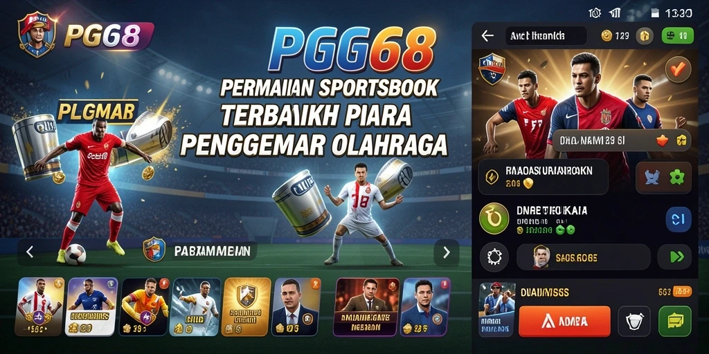 Tampilan gameplay PGG68 yang menarik dan interaktif di Sportsbook.