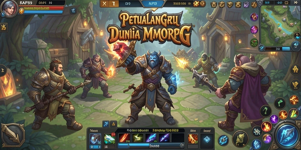 Screenshot dari gameplay seru RAP89 dengan pertarungan epik.
