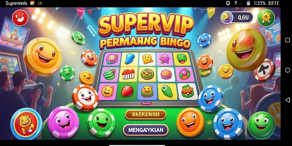 Tampilan gameplay SUPERVIP menunjukkan keseruan bermain bingo.